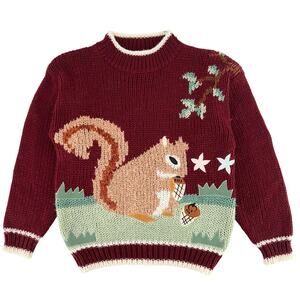90s squirrel sweater Color Cues 1990s vintage